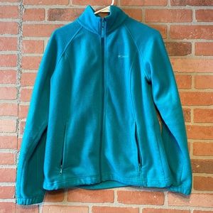 Columbia Women’s Large teal quarter zip fleece